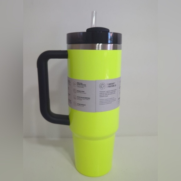 NWT Stanley Bright Yellow Quencher Tumbler with Handle - Picture 3 of 4